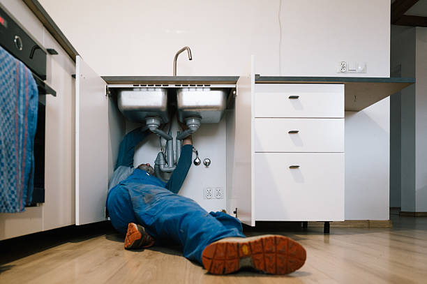 Professional Drain Cleaning technician working in Cedar Grove, IN